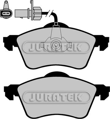 Juratek JCP1518 - Kit pastiglie freno, Freno a disco autozon.pro