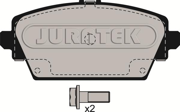 Juratek JCP1580 - Kit pastiglie freno, Freno a disco autozon.pro