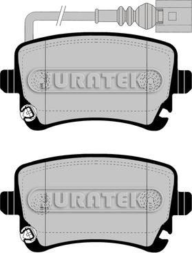 Juratek JCP1644 - Kit pastiglie freno, Freno a disco autozon.pro