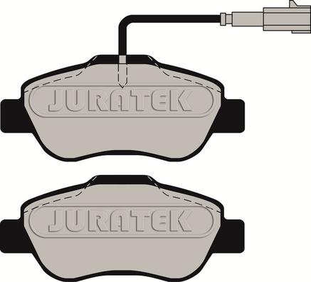 Juratek JCP1652 - Kit pastiglie freno, Freno a disco autozon.pro