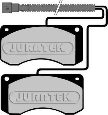 Juratek JCP1046 - Kit pastiglie freno, Freno a disco autozon.pro