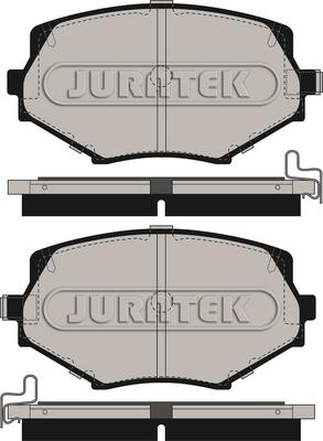 Juratek JCP1011 - Kit pastiglie freno, Freno a disco autozon.pro