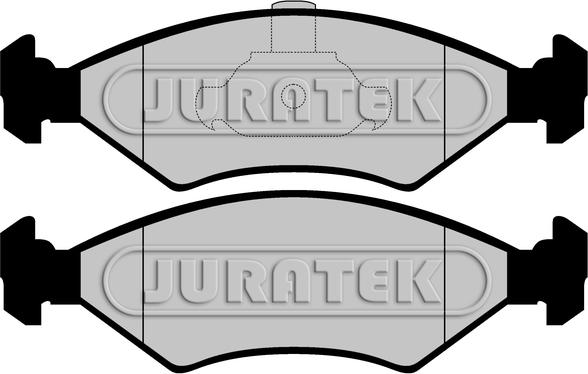 Juratek JCP1081 - Kit pastiglie freno, Freno a disco autozon.pro