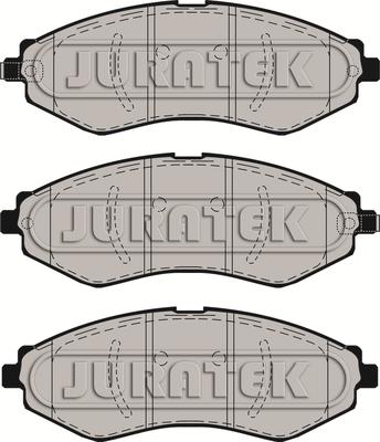 Juratek JCP1116 - Kit pastiglie freno, Freno a disco autozon.pro