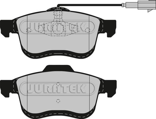 Juratek JCP8566 - Kit pastiglie freno, Freno a disco autozon.pro