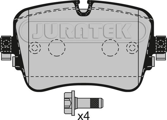 Juratek JCP8537 - Kit pastiglie freno, Freno a disco autozon.pro