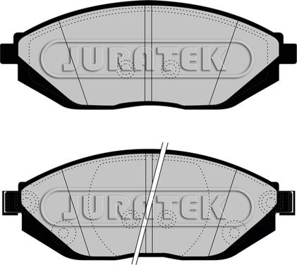 Juratek JCP8046 - Kit pastiglie freno, Freno a disco autozon.pro