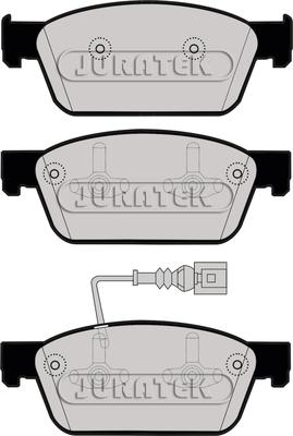 Juratek JCP8043 - Kit pastiglie freno, Freno a disco autozon.pro