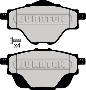 Juratek JCP8065 - Kit pastiglie freno, Freno a disco autozon.pro