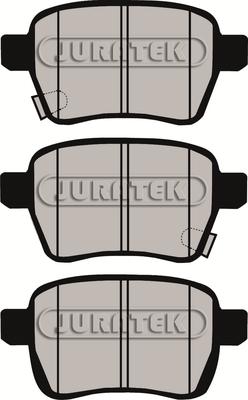 Juratek JCP8070 - Kit pastiglie freno, Freno a disco autozon.pro