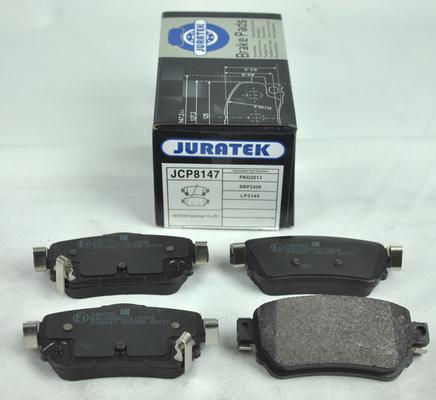 Juratek JCP8147 - Kit pastiglie freno, Freno a disco autozon.pro