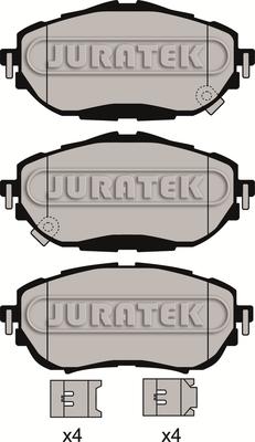 Juratek JCP8169 - Kit pastiglie freno, Freno a disco autozon.pro