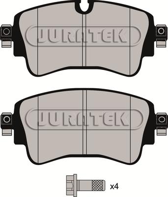 Juratek JCP8164 - Kit pastiglie freno, Freno a disco autozon.pro