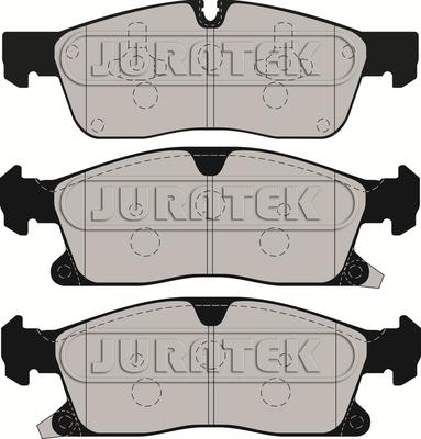 Juratek JCP8117 - Kit pastiglie freno, Freno a disco autozon.pro