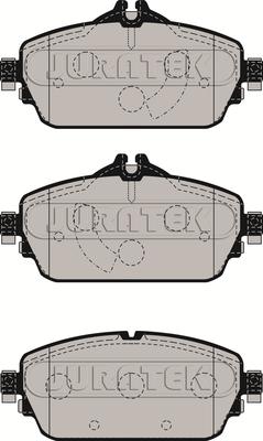 Juratek JCP8139 - Kit pastiglie freno, Freno a disco autozon.pro