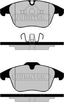 Juratek JCP8124 - Kit pastiglie freno, Freno a disco autozon.pro