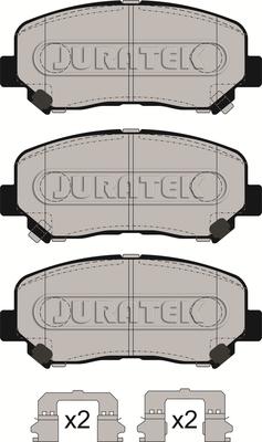 Juratek JCP8293 - Kit pastiglie freno, Freno a disco autozon.pro