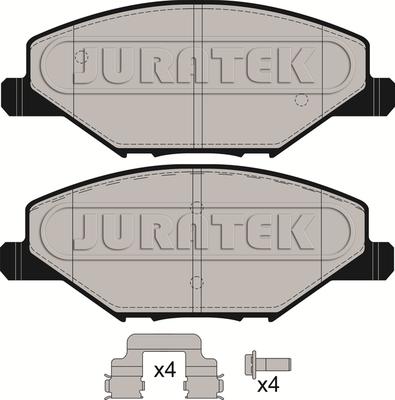 Juratek JCP8249 - Kit pastiglie freno, Freno a disco autozon.pro