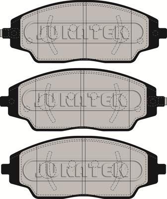 Juratek JCP8253 - Kit pastiglie freno, Freno a disco autozon.pro