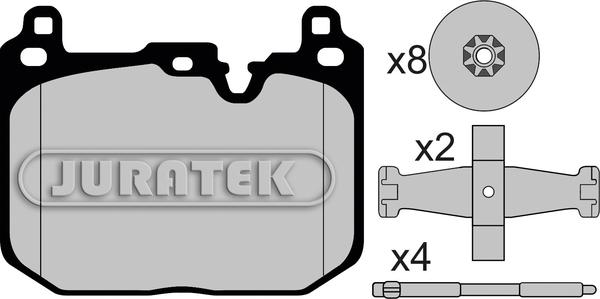 Juratek JCP8231 - Kit pastiglie freno, Freno a disco autozon.pro