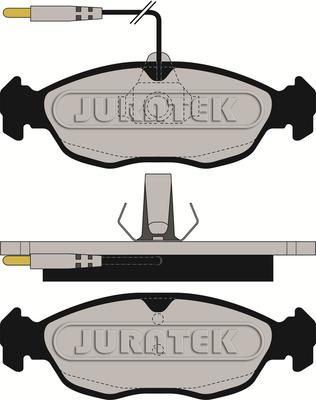 Juratek JCP876 - Kit pastiglie freno, Freno a disco autozon.pro