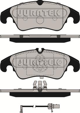 Juratek JCP245 - Kit pastiglie freno, Freno a disco autozon.pro