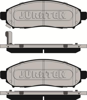 Juratek JCP235 - Kit pastiglie freno, Freno a disco autozon.pro