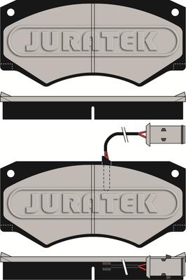 Juratek JCP709 - Kit pastiglie freno, Freno a disco autozon.pro