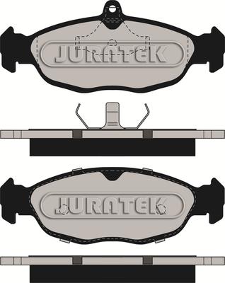 Juratek JCP732 - Kit pastiglie freno, Freno a disco autozon.pro