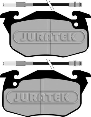 Juratek JCP729 - Kit pastiglie freno, Freno a disco autozon.pro