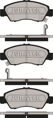 Juratek JCP777 - Kit pastiglie freno, Freno a disco autozon.pro