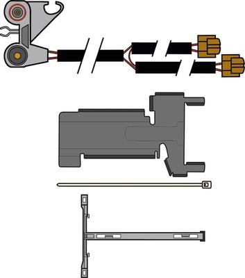 Juratek JCW270 - Contatto segnalazione, Usura past. freno / mat. d'attrito autozon.pro