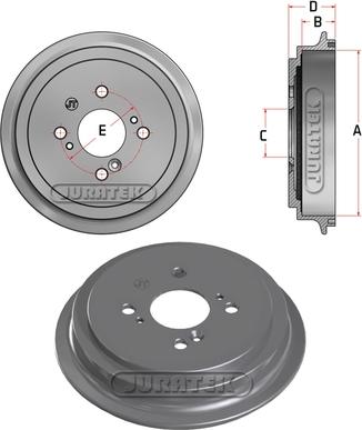 Juratek JDR101 - Tamburo freno autozon.pro