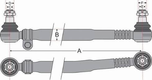 Juratek JSS1809A - Barra sterzo autozon.pro