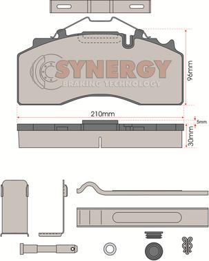 Juratek SYN3106K - Kit pastiglie freno, Freno a disco autozon.pro