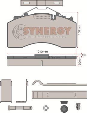 Juratek SYN3107K - Kit pastiglie freno, Freno a disco autozon.pro