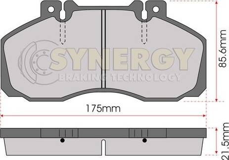 Juratek SYN2501 - Kit pastiglie freno, Freno a disco autozon.pro