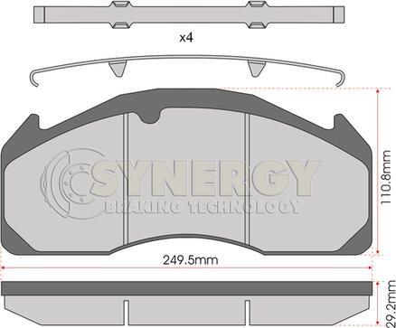 Juratek SYN2388 - Kit pastiglie freno, Freno a disco autozon.pro