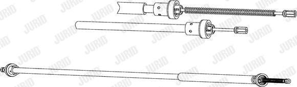 Jurid 434541J - Cavo comando, Freno stazionamento autozon.pro