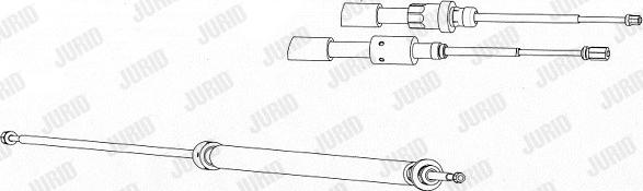 Jurid 433030J - Cavo comando, Freno stazionamento autozon.pro