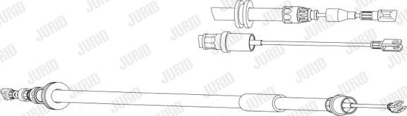 Jurid 433021J - Cavo comando, Freno stazionamento autozon.pro