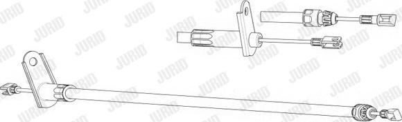 Jurid 432905J - Cavo comando, Freno stazionamento autozon.pro