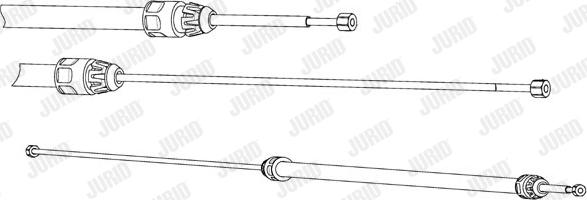 Jurid 432929J - Cavo comando, Freno stazionamento autozon.pro