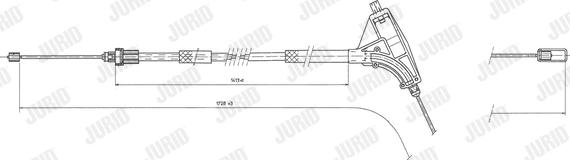 Jurid 432415J - Cavo comando, Freno stazionamento autozon.pro