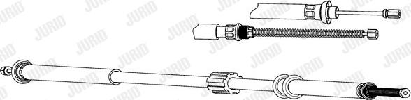 Jurid 432644J - Cavo comando, Freno stazionamento autozon.pro