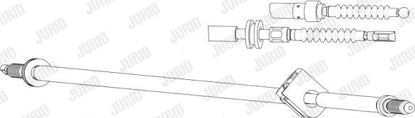 Jurid 432889J - Cavo comando, Freno stazionamento autozon.pro