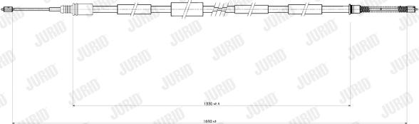 Jurid 432885J - Cavo comando, Freno stazionamento autozon.pro