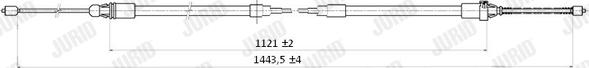 Jurid 432833J - Cavo comando, Freno stazionamento autozon.pro