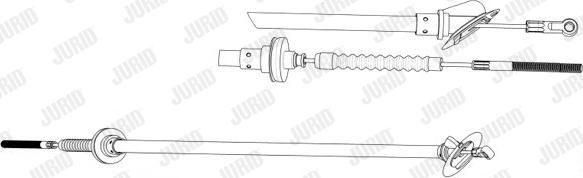 Jurid 421091J - Cavo comando, Comando frizione autozon.pro