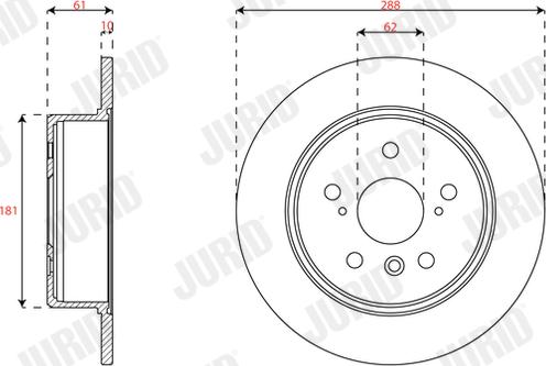 Jurid 563492J - Discofreno autozon.pro